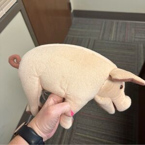 FOLKMANIS PUPPETS 13” large pig plush puppet full body realistic school play